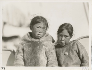 Image: Two Eskimo [Inuit] girls